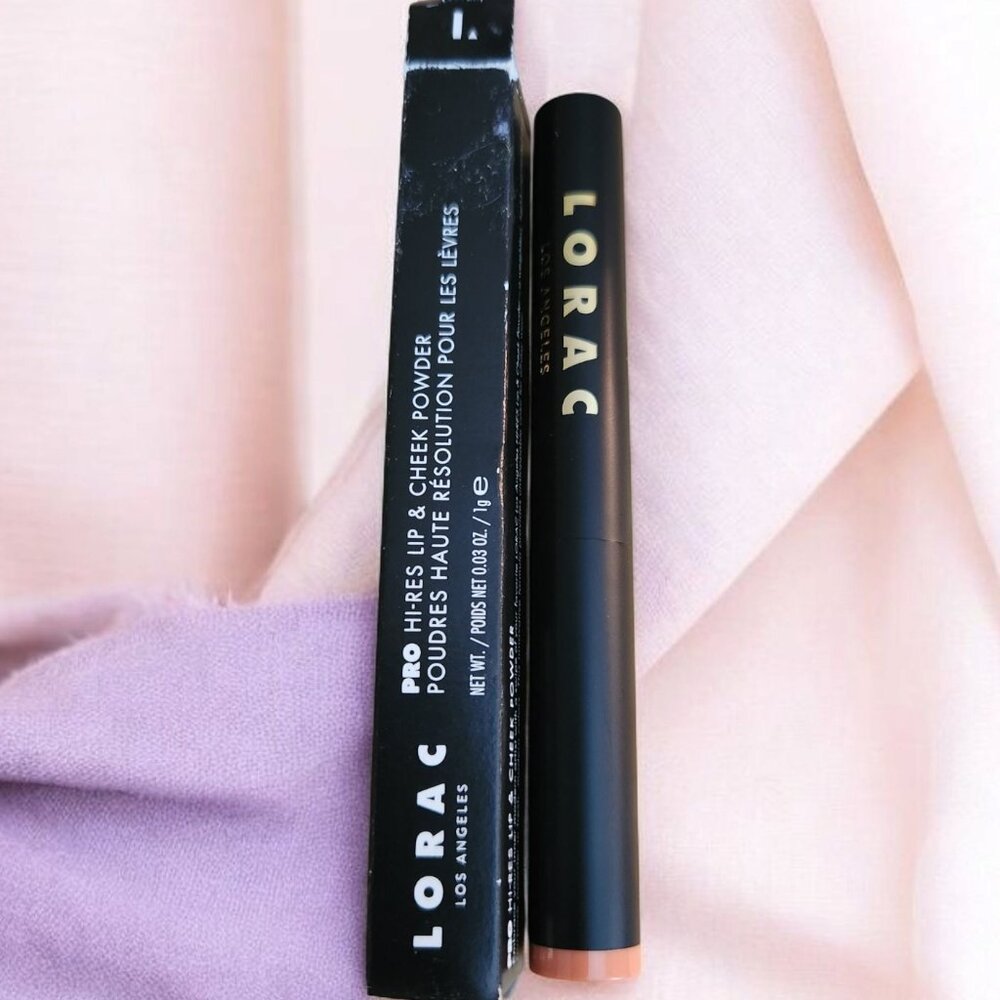 LORAC PRO Hi-Res Lip & Cheek Powder - Blank Slate (Coral) NIB